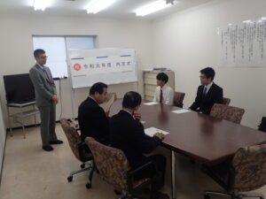 内定式を行いました！