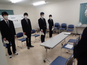 入社式を行いました！