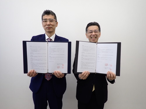 蜂谷工業さんと人事交流の調印式を行いました！