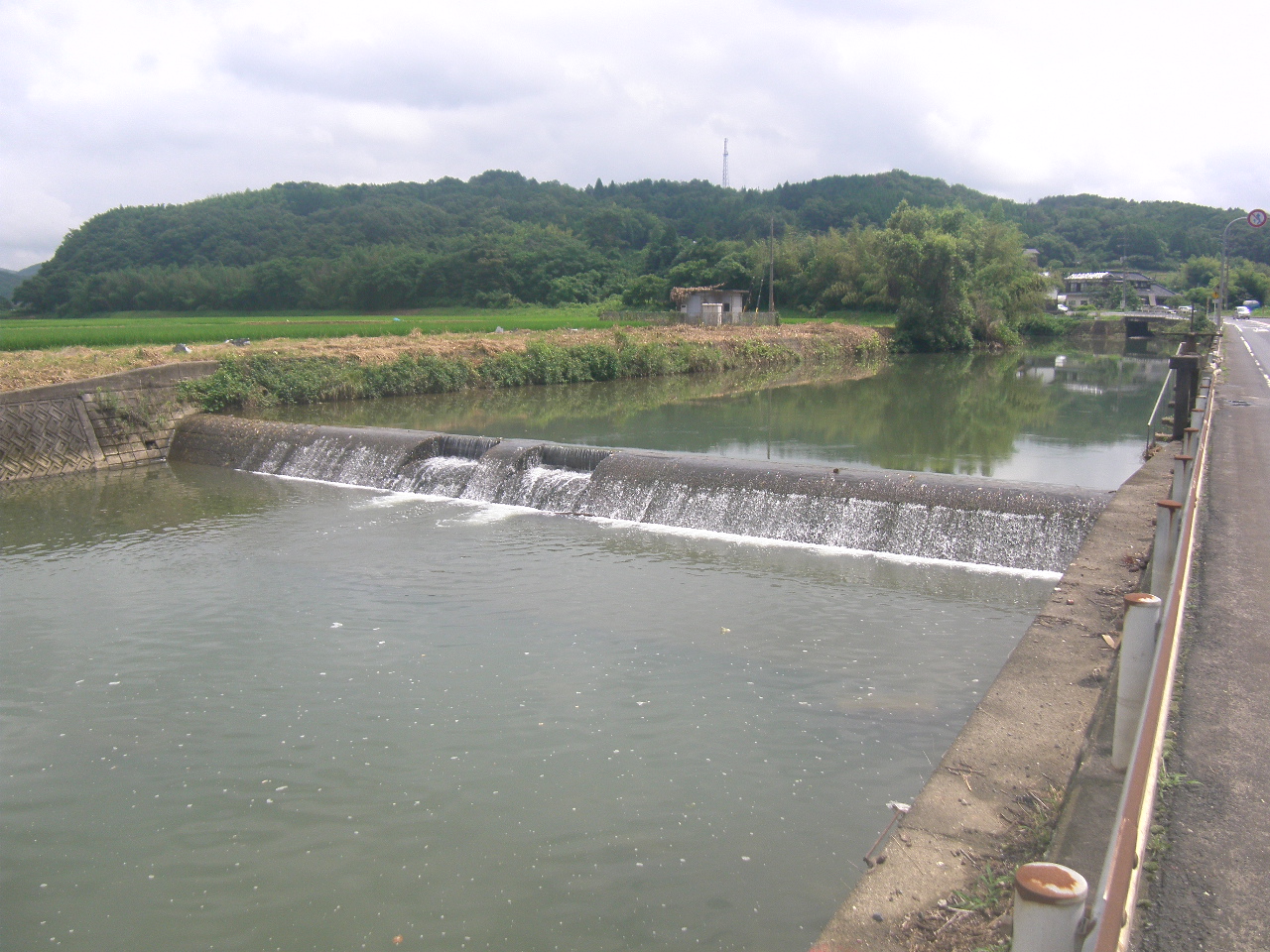 山家川ゴム堰　河川改修計画